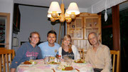 with our couchsurfing host Paula and her father Carlos at their home in Medellin!