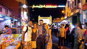 night street market in Melaka