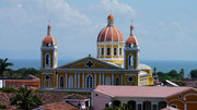 view from Iglesia Nuestra Señora de las Mercedes of the Cathedral of Granada - Granada, Nicaragua