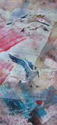 "De meeuwen", acryl en inkt op papier, 15x32cm VERKOCHT