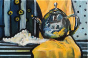 Zeester 2020, olieverf op linnen, 20x30cm, prijs 180,00e 