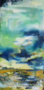 "Ver weg", olieverf op linnen, 20x40cm, prijs 270,00e (incl. lijst)