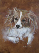 "Rosie" 2017, acryl en inkt op linnen, 30x40cm, NIET BESCHIKBAAR
