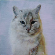"Fenna" 2019, acryl op linnen, 30x30 NIET BESCHIKBAAR