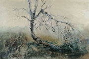 Verhalen I, acrylverf op linnen, 20x30cm, VERKOCHT