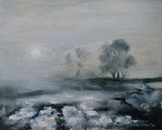 Winter 2020, olieverf op schildersdoek, 20x30cm
