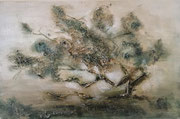Verhalen II, acrylverf op linnen, 20x30cm, VERKOCHT