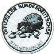 Offizieller Bundesdeutscher Steuerknecht, Steuerzahler, Biker, Aufnäher, Patch, Abzeichen