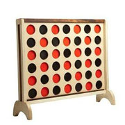 Puissance 4 geant (57x78 cm) Un grand classique en bois!   