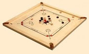 Le carrom : Jeu de palet indien.  Deux ou quatre joueurs dès 7 ans