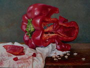Paprika/ 40x30 cm/ Öl auf Holz/ November 2025