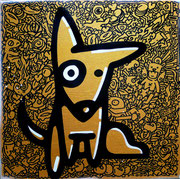 Thunie - Acrylique sur toile - 2014 - 50 x 50 cm