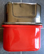 Eau et gaz à tous les étages - Boîte / vase en céramique (moulé à partir d'un compteur à gaz) - Modèle unique - 2008 - 20 x 23 x 12 cm 