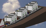 Visueller Entwurf Neubau von 6 Einfamilienwohnhäusern sonnige Hanglage  in Kippenheim