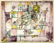 Moribundus 1919, 203 aquarellierte Ölpause 21,7x28cm Rosengart Luzern 26,6x