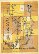 Hoffmanneske Märchenszene 1921,123; Farblithographie ; 31,6x23cm privat