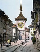 Zeitglockenturm Bern um 1900 Postkarte