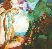 NICHT MEHR ERHÄLTLICH, Allegorie der Malerei, 150x160 cm, 2005