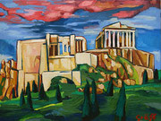 NICHT MEHR ERHÄLTLICH   Die Akropolis von Athen, 80x60 cm, 2012 (oder 2013)/2014