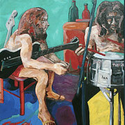 ÜBERMALT   After Concert (Deep Purple), 100x100 cm, 2006