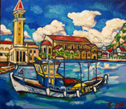 "Stadt Zakynthos", 70x80 cm, 2014