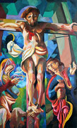 NICHT MEHR ERHÄLTLICH, Kreuzigung Christie, 180x 110 cm, 2004/05