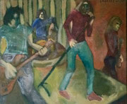 Rockgruppe, 55x65 cm, 2004