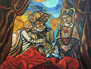 Jakobssegen (Mitglieder der Familie De Graeff darstellend) - (nach Rembrandt van Rijn), 140x190 cm, 2009