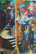 NICHT MEHR ERHÄLTLICH  "Mein Lebensbild", 220x150 cm, 2005