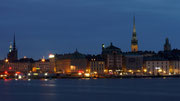 Stockholm um Mitternacht