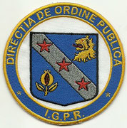Dirección de Orden Público. IGPR - Inspección General de la Policía Rumana