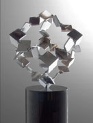 "Metamorphosis - inside out (M-60)" H.55x45x55cm / stainless steel / 2016