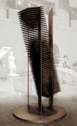 “Space - floating prism (K-23)” H.275x145x145cm / corten steel / 1987*