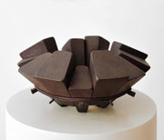 "Circle - 15 wedges (C-32)" H.16x35x35cm / mild steel / 2002*