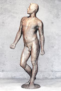 「若い男・2 」　　　　　　　　　　　　　　　H.180x75x65cm / FRP / 1985