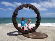 “Circle - yakibame (shrink fit) (C-11 / C-42)" / H.200x285x115 cm / corten steel / 2018