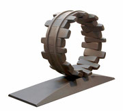 “Circle - door to the future (C-40)” / H.48x67x20cm / steel / 2018