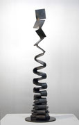 Metamorphosis - to the sky (M48) H.72x20x20cm / mild steel / 2015