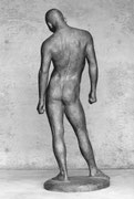 「若い男・1 」 H.175x70x50cm / FRP / 1984