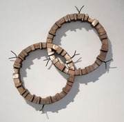 “Circle - 2/5 (C-46)" 44x46x5cm / bronze, copper / 2021*