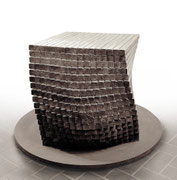 "Fire Marking - 17x17 (F-03)" H.85x90x110cm / corten steel / 1991