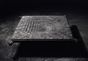 "Fire Marking - 21x21凹 (F-04)" H.20x120x120cm / mild steel / 1991*
