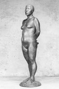 “Nostalgia (望郷)”　　　　　　　　　　　　　　　H.170x60x55cm / plaster / 1983