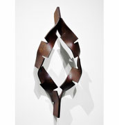 Metamorphosis - inside out  (M40)　　　　H.42x18x9cm / mild steel / 2013