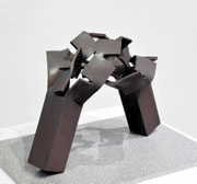 Metamorphosis - inside out (M-33) H.27x40x23cm / mild steel / 2010