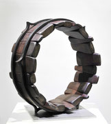Morph  △→ ◯  (MO-03)　　　　　　H.45x47x27cm / mild steel / 2013