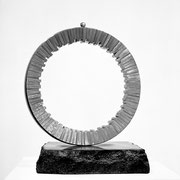 "Circle - 1st Circle  (C-01)"　　　　　　　　　　H.41x40x35cm / stainless steel / 1992