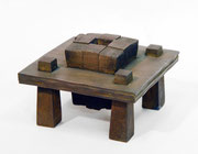 "Space - 12 wedges (K-56)" H.6x10x10cm / bronze / 1999