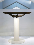 Metamorphosis - water surface (minamo) (M31) / H.185x180x110cm / mild steel / 2010*