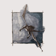 Dragon – Marker on paper, 2019 (10 x 10cm)